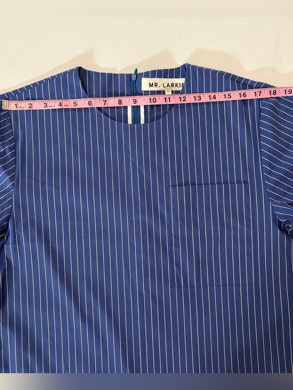 Mr. Larkin Mona dress in Admiral Blue size M, never worn, beautifully tailored - Picture 13 of 16